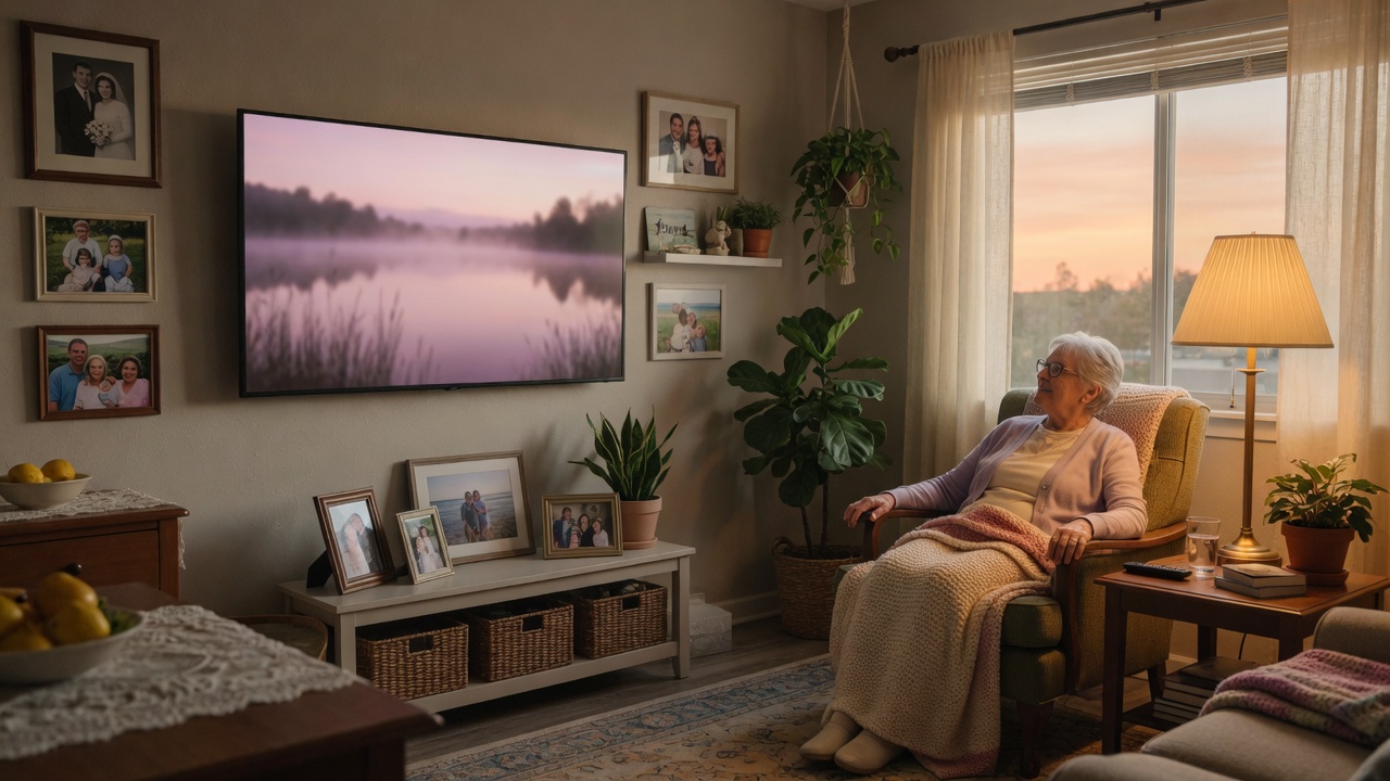 Senior living studio television